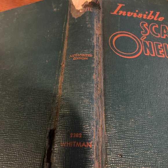 Antique Book-Invisible Scarlet O'Neil 1943 - Picture 4 of 5